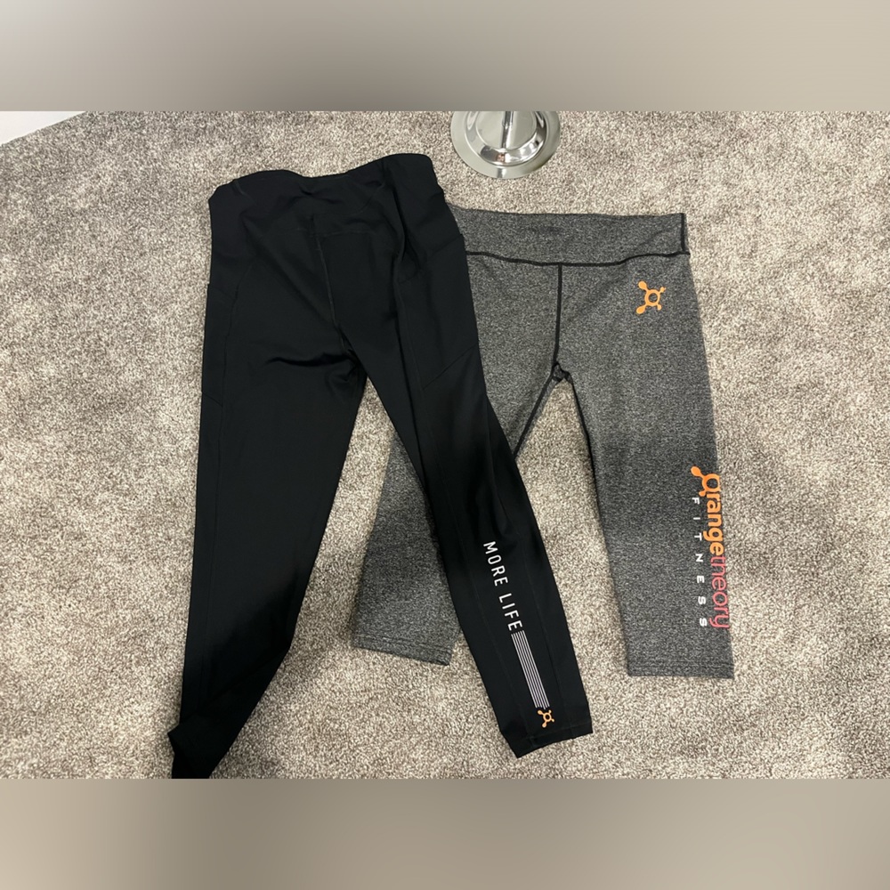 Orangetheory Black and Gray Women's Pants